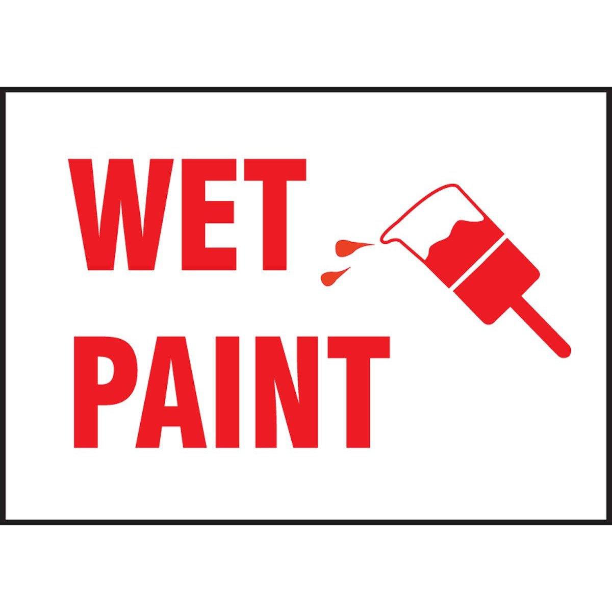 Wet Paint Signs ClipArt Best