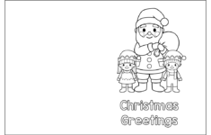 8 Best Black And White Holiday Christmas Cards Printables