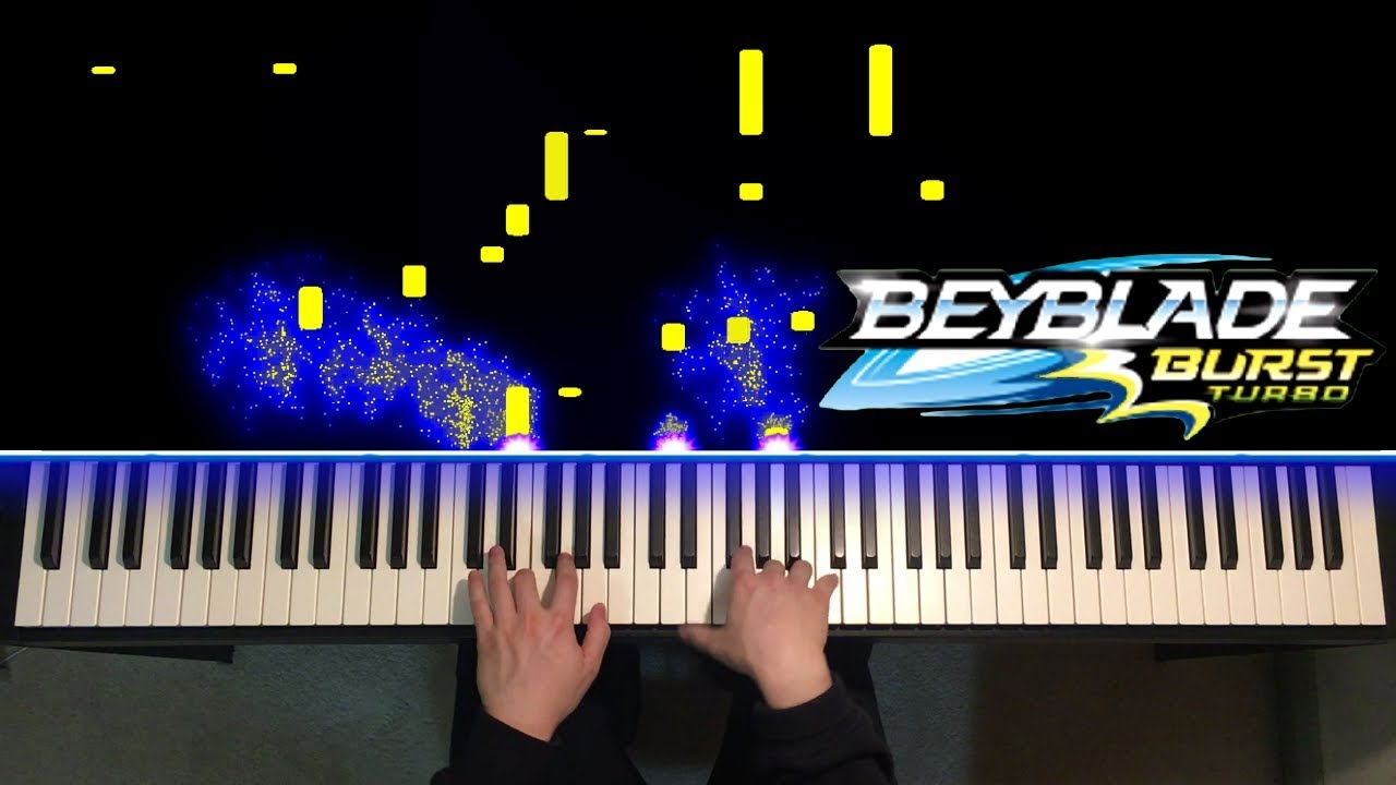 Beyblade Burst Turbo Theme Song Piano Cover YouTube