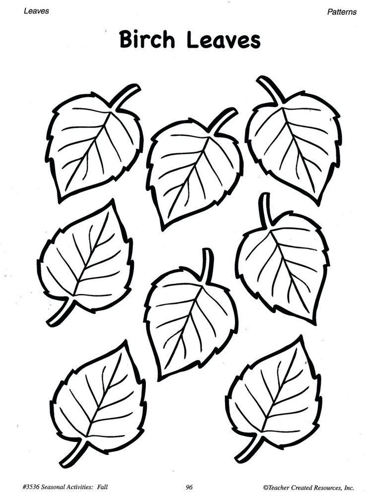 Coloring Pages Printable Fall Leaf Templates Pumpkin 