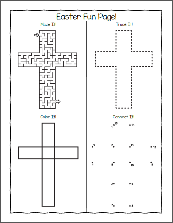 Easter Puzzles Best Coloring Pages For Kids