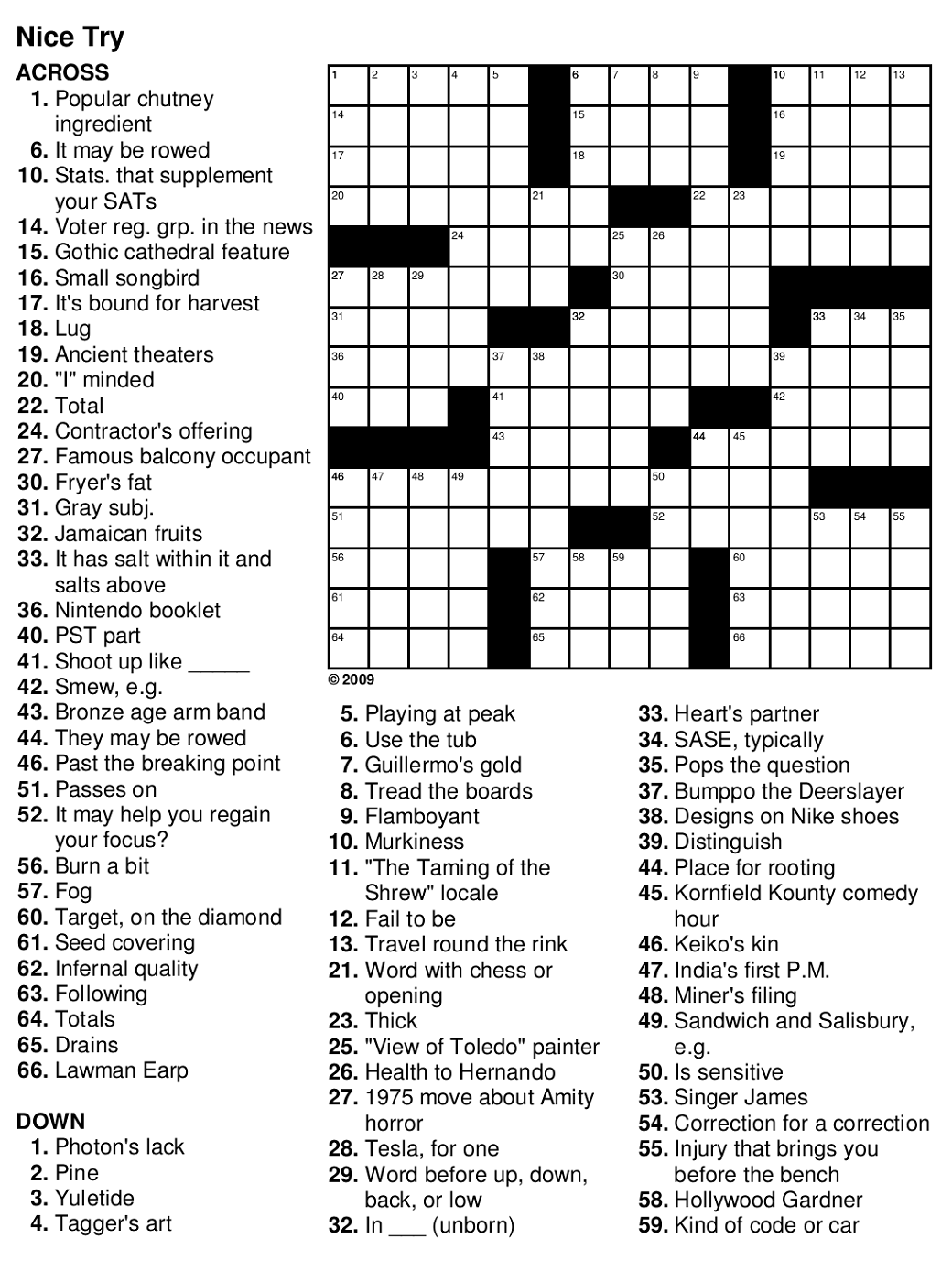 Easy Crossword Puzzles For Seniors Activity Shelter