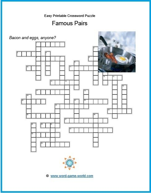 Easy Printable Crossword Puzzles For All Ages Printable 