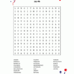 Fourth Of July Word Search