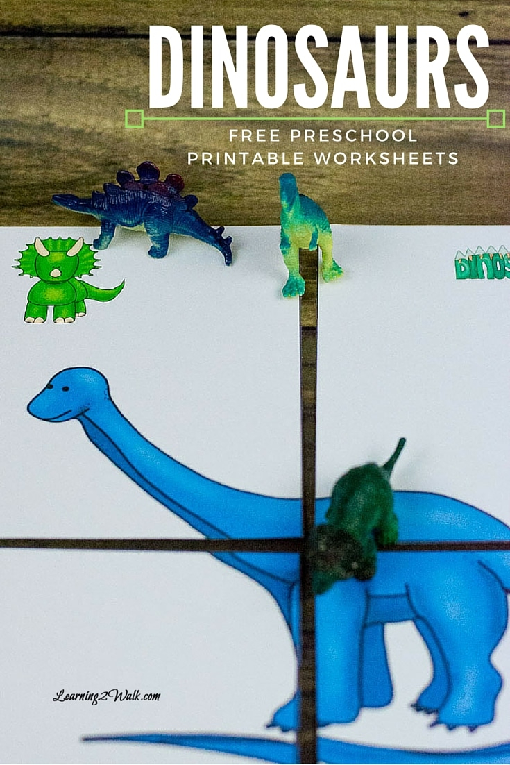 FREE Dinosaurs Preschool Printable Worksheets Free 