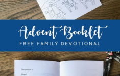 Free Family Advent Devotional Booklet Christmas Coloring