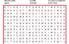 Grinch Word Search Game Hand Out This Fun Grinch