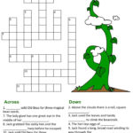 Jack And The Beanstalk Crossword Puzzle Jack And The