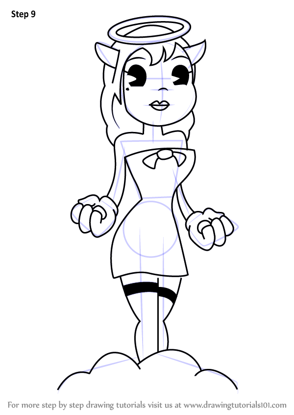 Learn How To Draw Alice Angel From Bendy And The Ink 