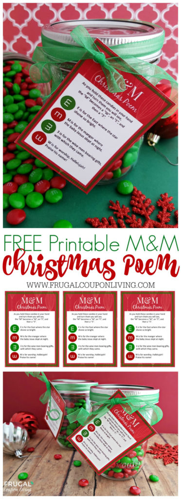 M M Christmas Poem Printable The M M Christmas Story 