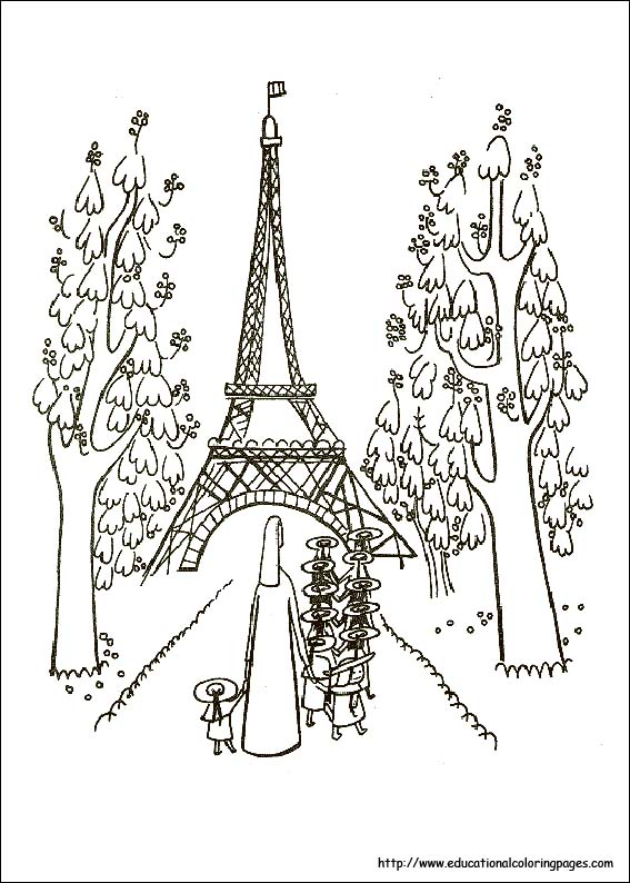 Madeline Coloring Educational Fun Kids Coloring Pages 