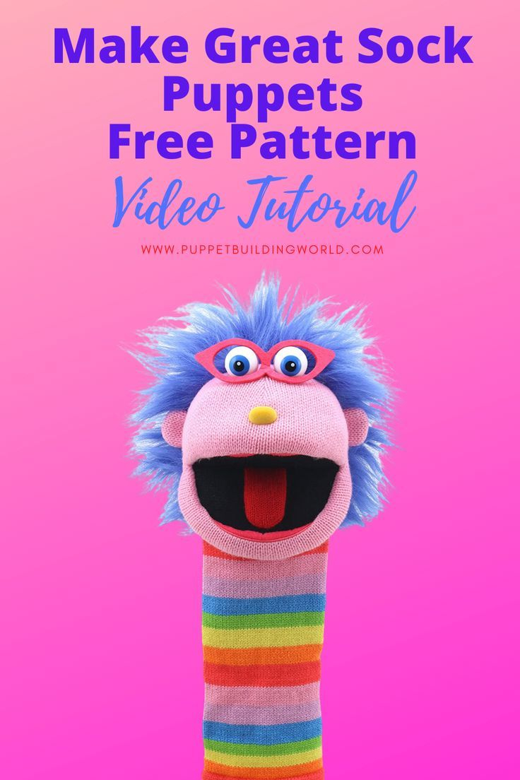 Make Great Sock Puppets Free Pattern In 2020 Sock 