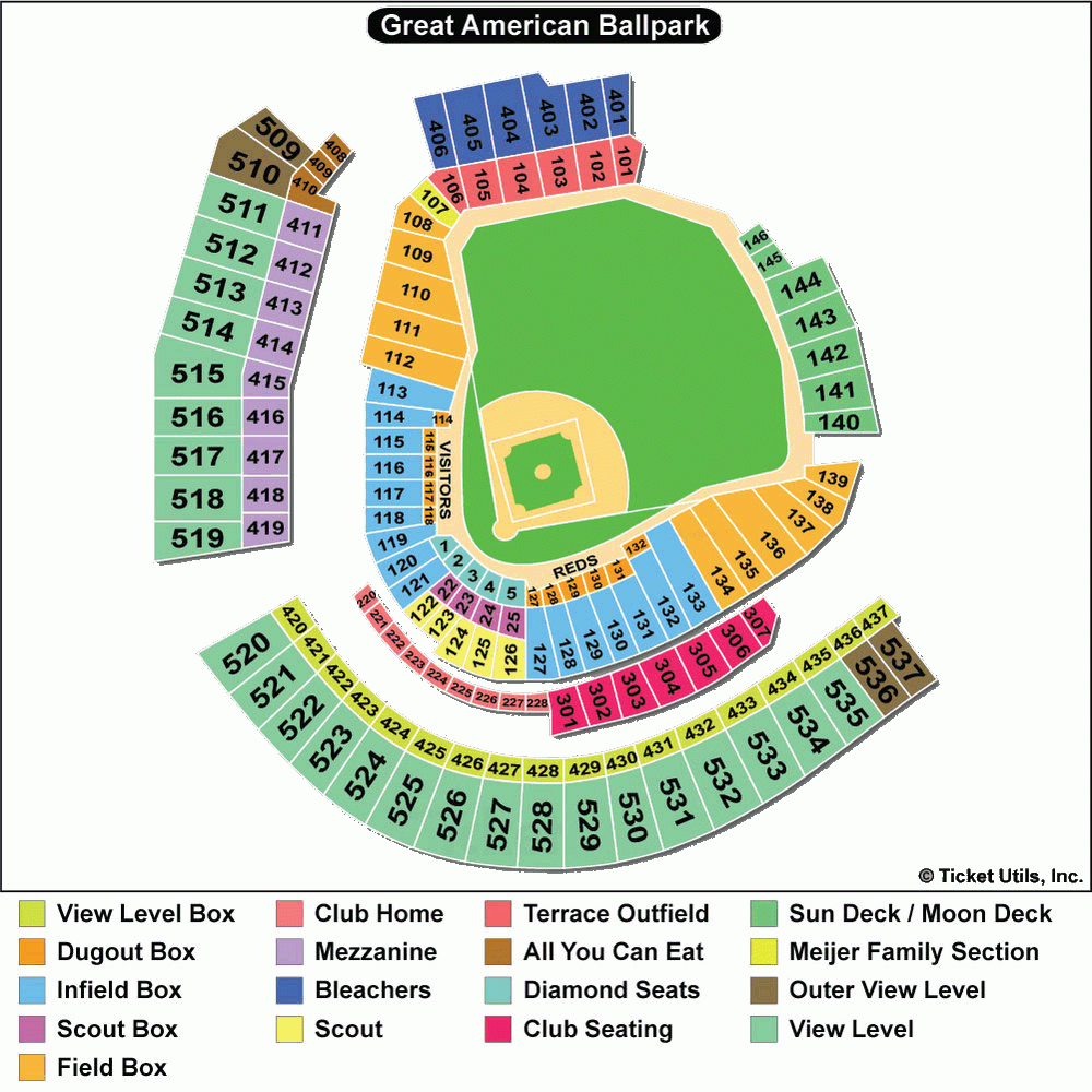 MLB Ballpark Seating Charts Ballparks Of Baseball