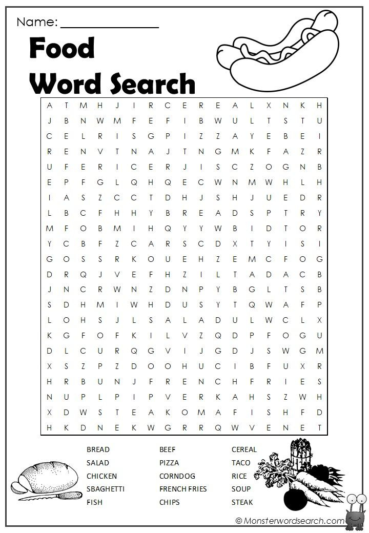 Nice Food Word Search Word Puzzles Word Puzzles For 