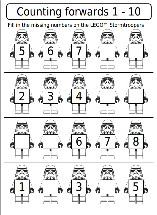 Star Wars Math Worksheets Printable Worksheets Master