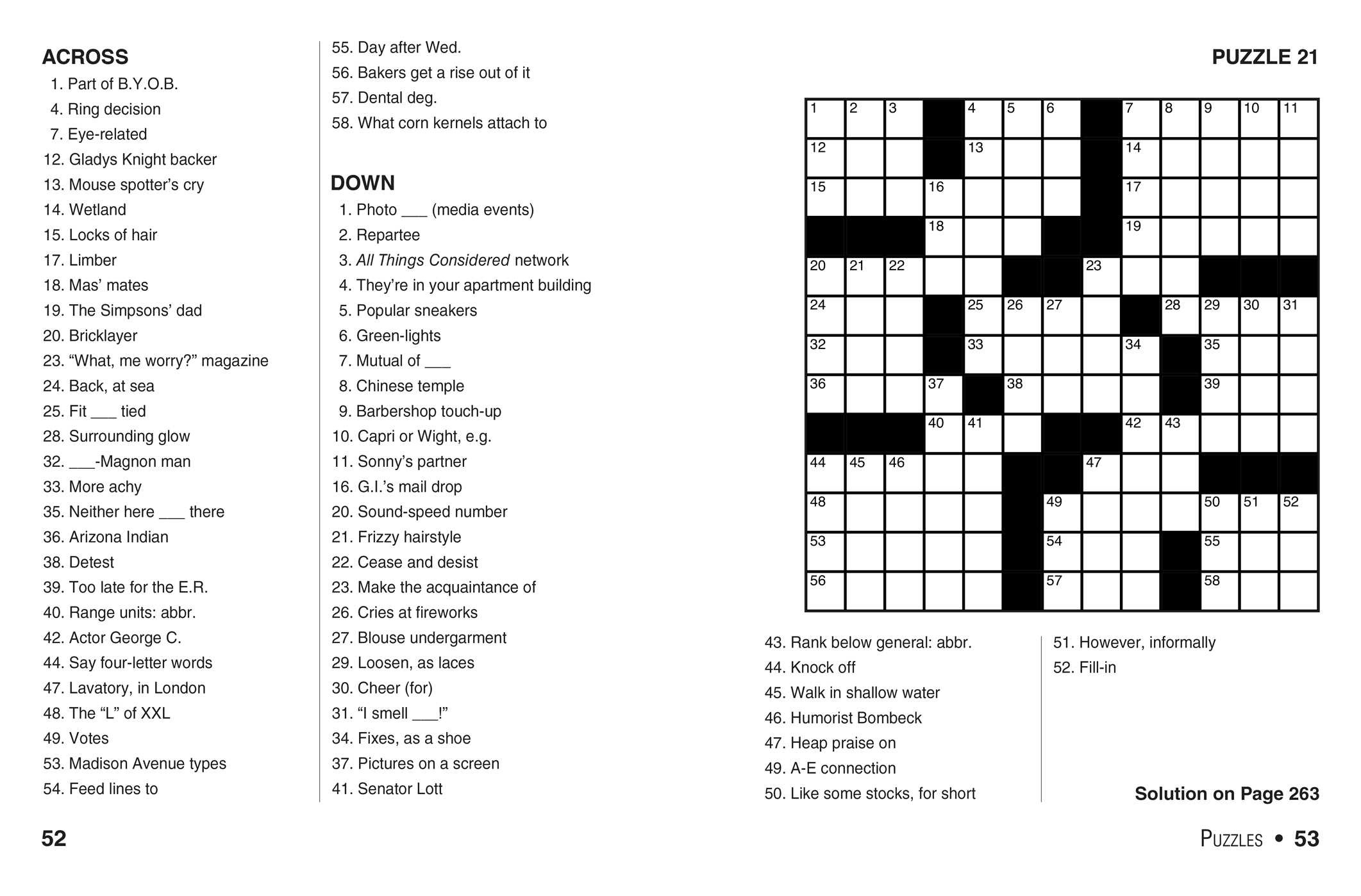 The Everything Easy Large Print Crosswords Book Volume 8 