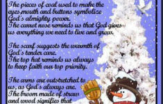 The Meaning Of The Snowman Christmas Poems A Christmas