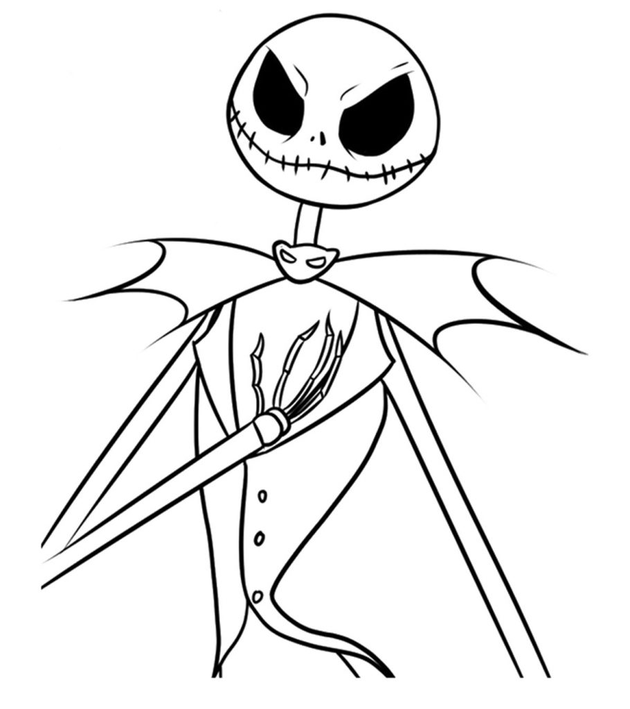 Top 25 Nightmare Before Christmas Coloring Pages For 