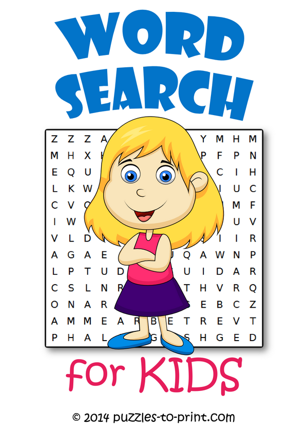 Word Searches For Kids