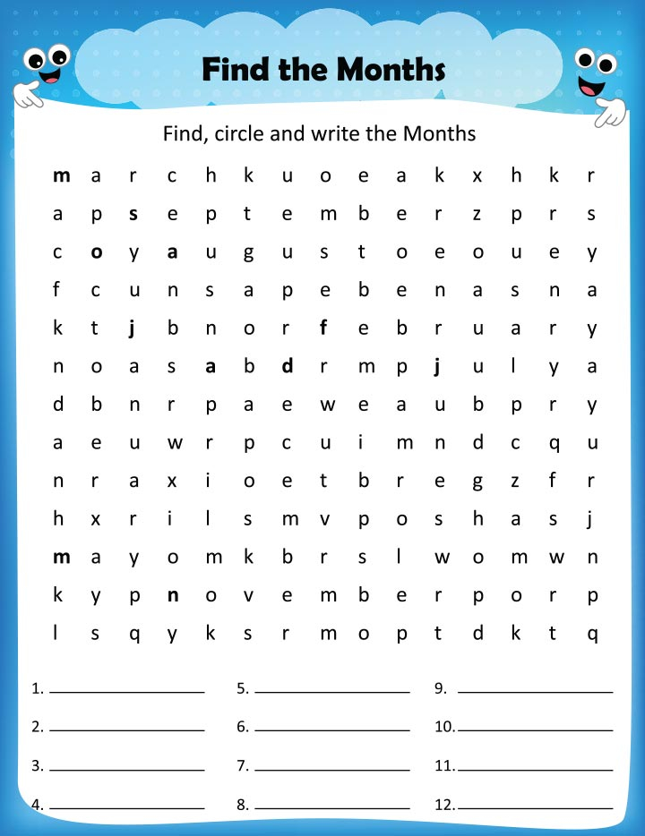 20 Learner s Crossword Puzzles For Kids