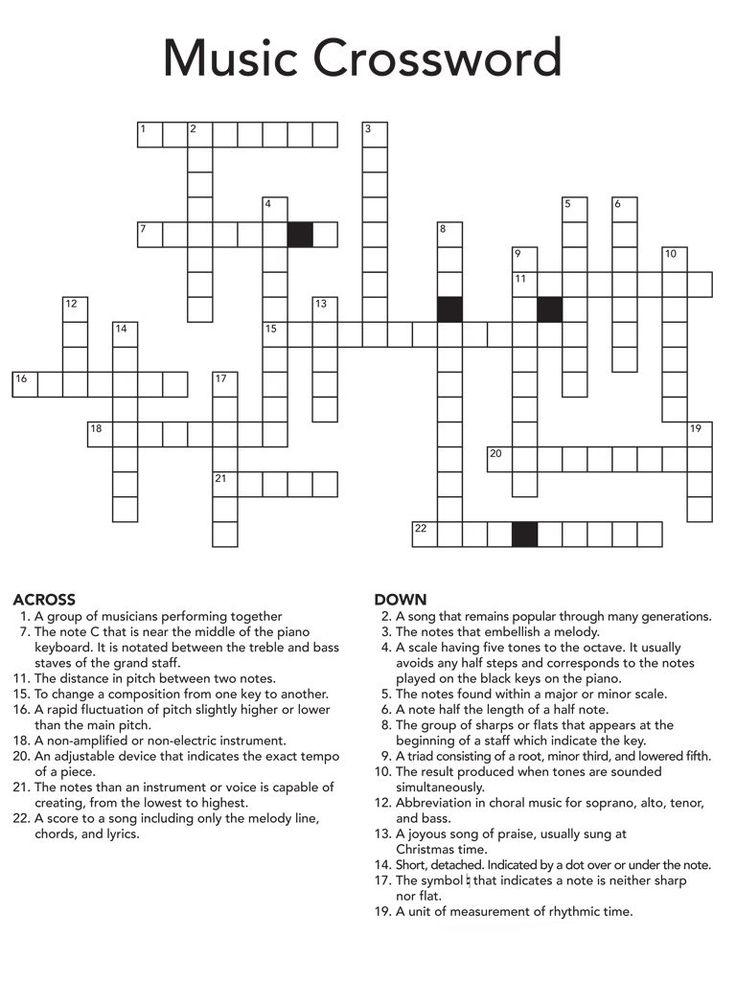 Crossword Puzzles For Adults Best Coloring Pages For 