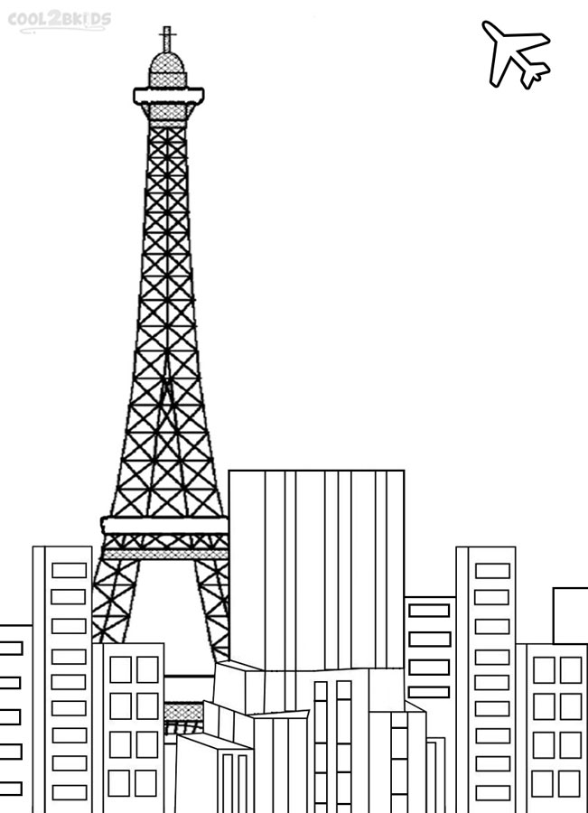 Desenhos De Torre Eiffel Para Colorir P ginas Para 