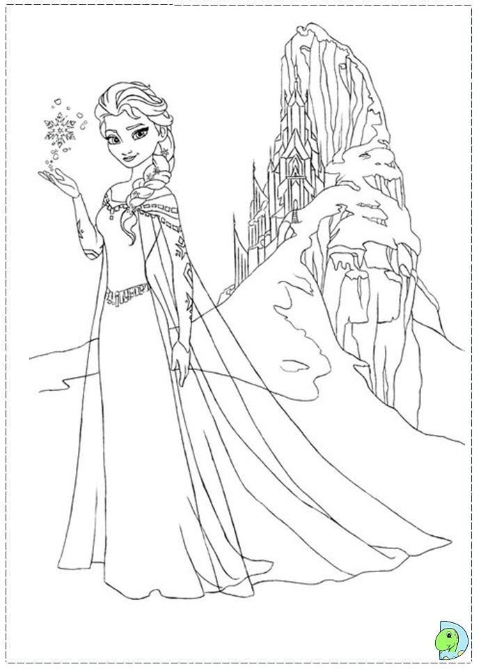 Dibujos De Las Princesas De Frozen Para Pintar Colorear 