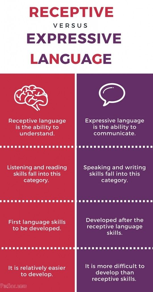 Difference Between Receptive And Expressive Language 