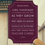 DIY Teacher S Prayer Gift Young Catholic Mums Young