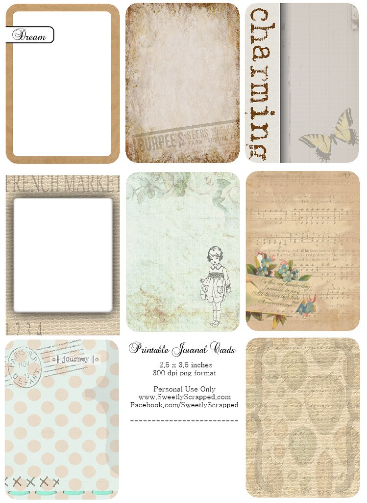 Free Printable Journal Cards Free Printable Journaling 