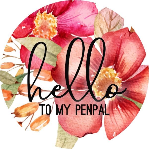 Hello Dear Friend Best Friend Pen Pal Stickers Penpal 