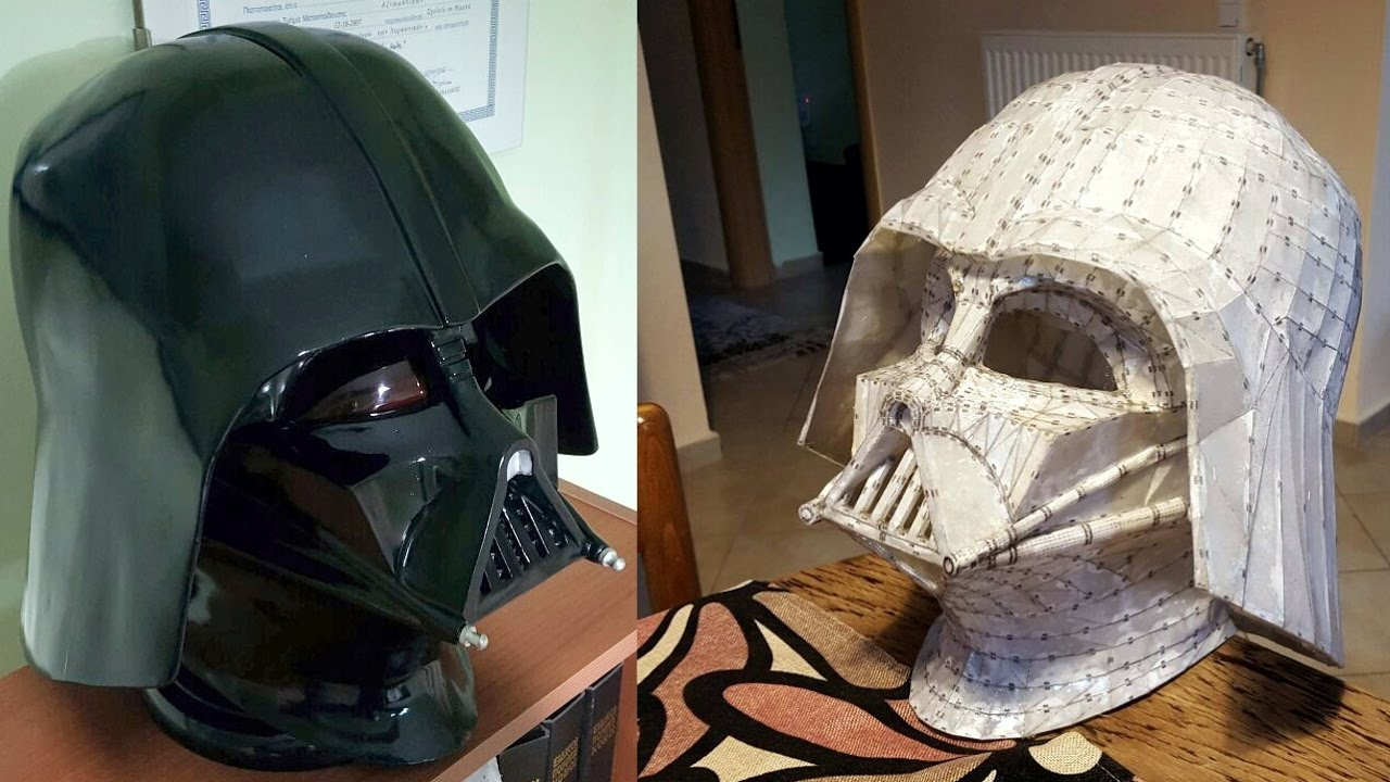 Homemade Darth Vader Helmet YouTube