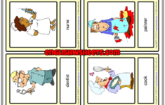 Jobs ESL Printable Vocabulary Learning Cards For Kids