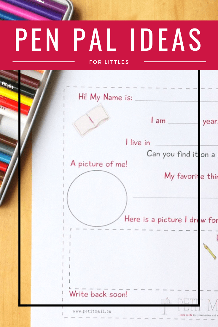 Kids Pen Pal Ideas Pen Pal Letters Letter Templates Penpal