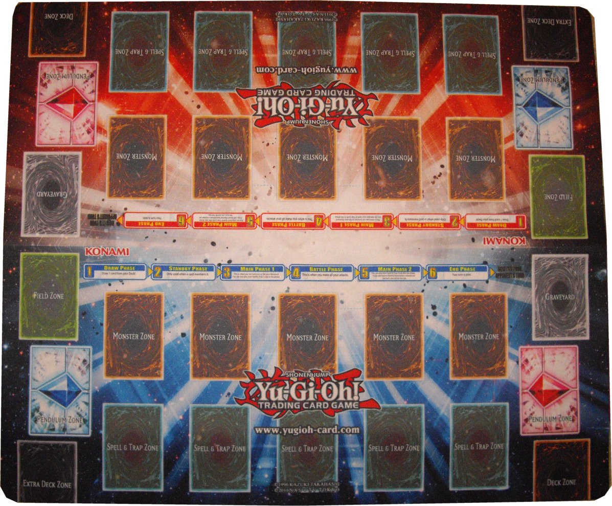 Konami Yu Gi Oh 2 Player Double Play Mat Potomac 