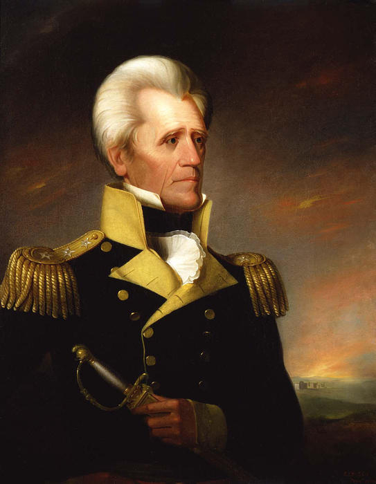 Major General Andrew Jackson Tennessee State Militia