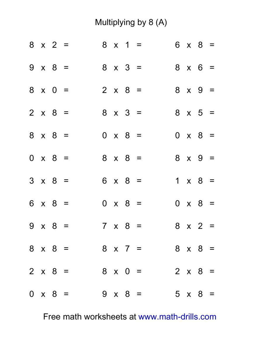 Multiplication 0 9 Worksheets Times Tables Worksheets