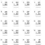 Practice Your 3 Digit Addition With These Math Worksheets