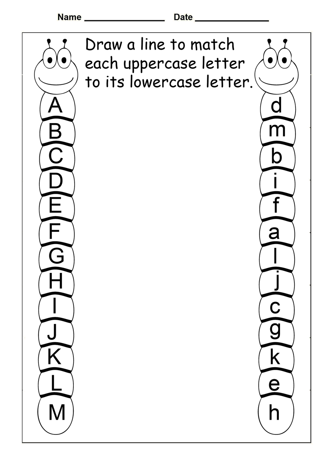 Printable ABC Worksheets Free Activity Shelter