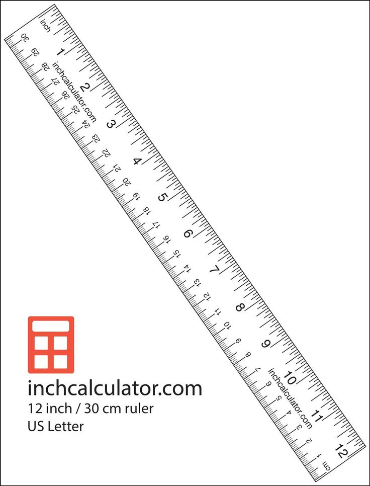 Printable Rulers Free Downloadable 12 Rulers Inch 