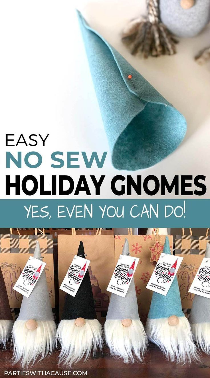 Such An Easy No sew Gnome Tutorial For The Perfect 