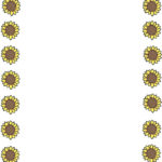 Sunflower Full Page Borders Page Border Border Frame