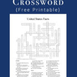 U S State Facts Crossword Puzzle Free Social Studies