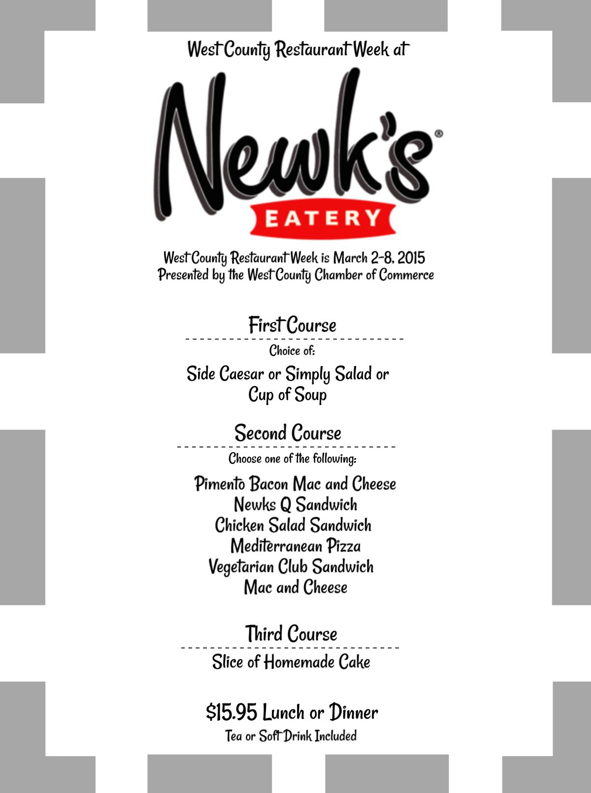 WCCC Restaurant Week At Newk s