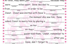 Wedding Mad Libs Proof