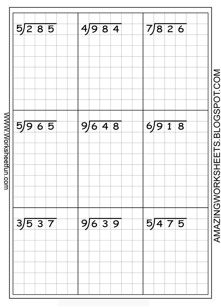 Worksheetfun FREE PRINTABLE WORKSHEETS Math Division 