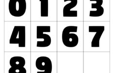 10 Best Large Printable Numbers 0 9 Printablee