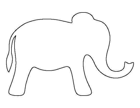 1000 Ideas About Elephant Template On Pinterest 