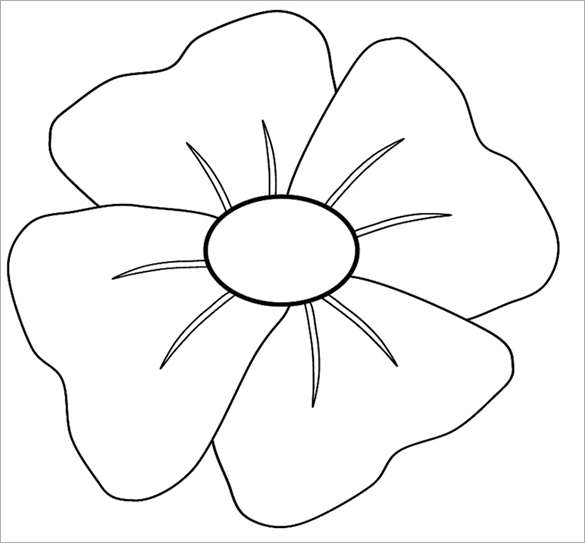 18 Poppy Coloring Pages PDF JPG Free Premium Templates