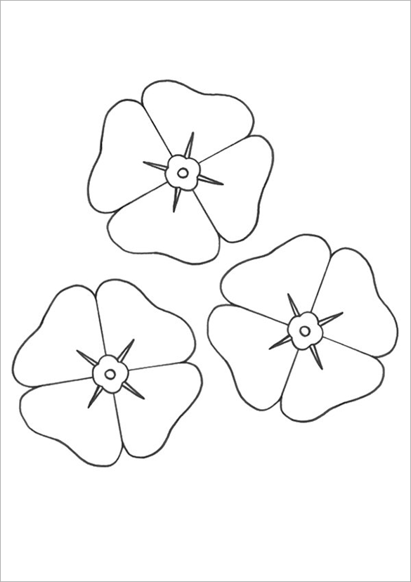 19 Poppy Coloring Pages PDF JPG Free Premium Templates